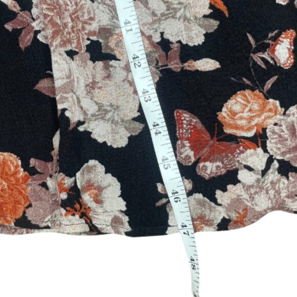 torrid Women's Floral Midi Gauze Mock Neck Pocket Dress Size 4X Fairy Cottage - Picture 9 of 12